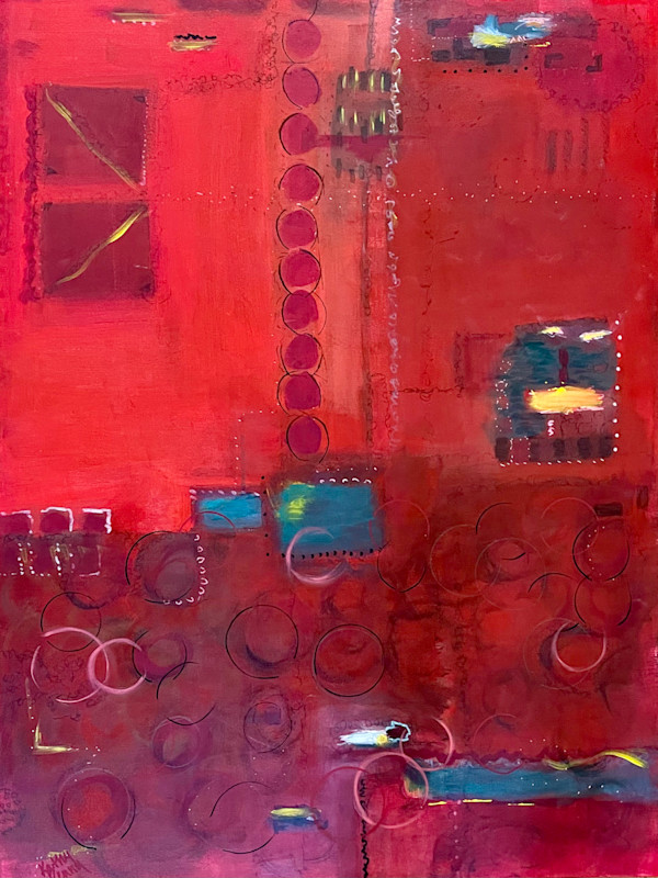 Red Study by Kathy Kenny Art, Image 1.