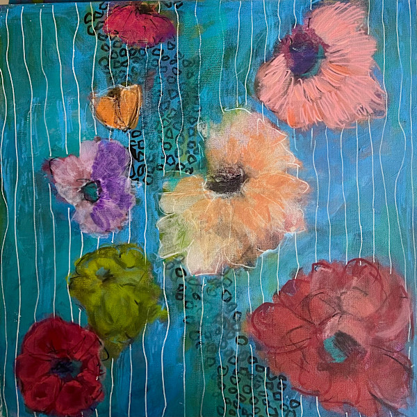 Wall Flowers III by Kathy Kenny Art