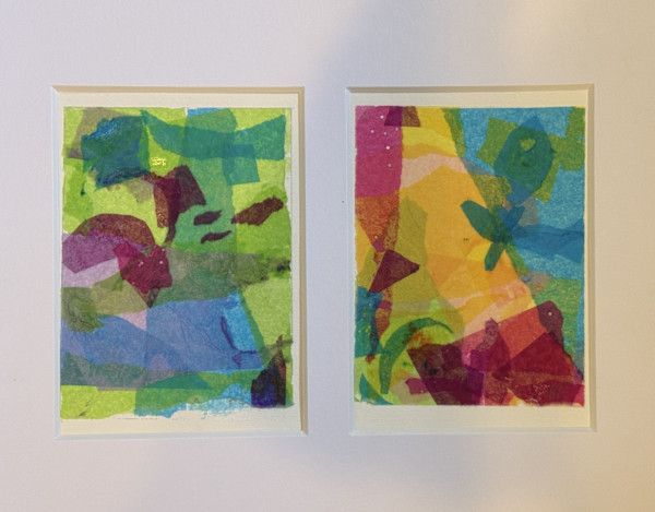 Color Conversations 1 & 2 by Kathy Kenny Art, Image 1.