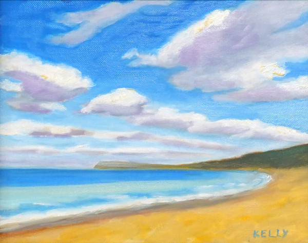 Clouds at the Beach by Judy Kelly