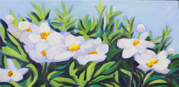 Peony Jungle by Judy Kelly