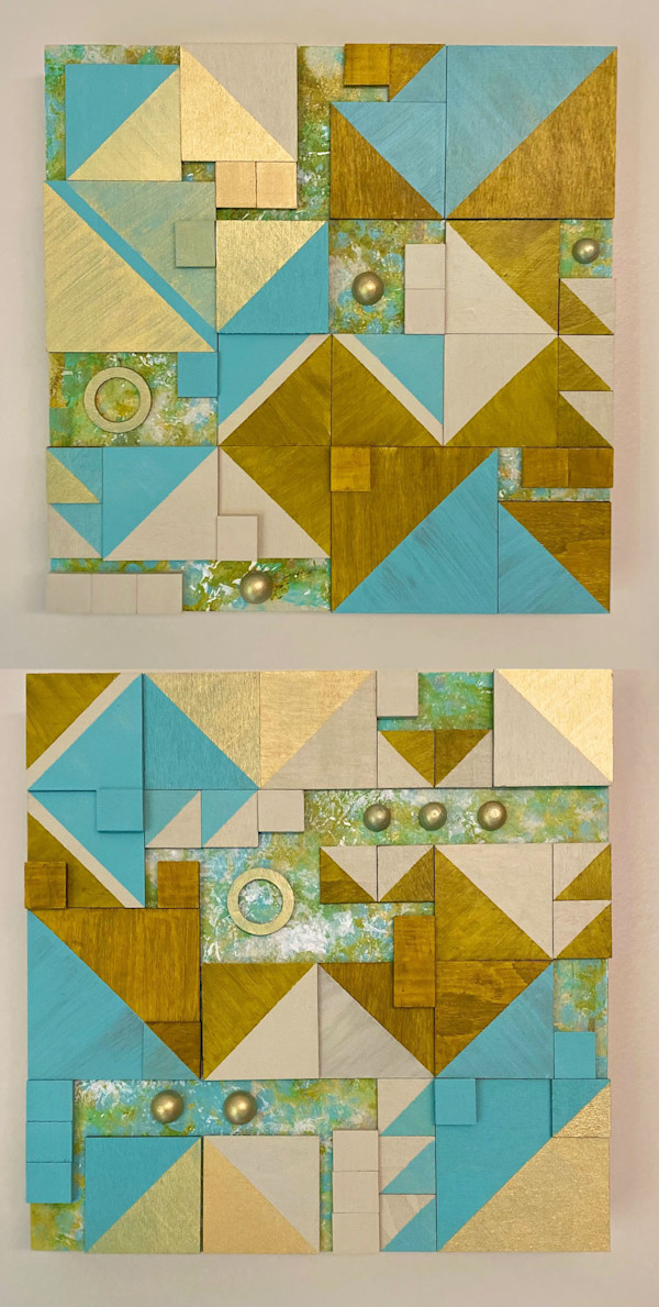 Growth Gives Way No. 1 & No. 2 - Available as a Pair by Helen Ziga, Image 1.