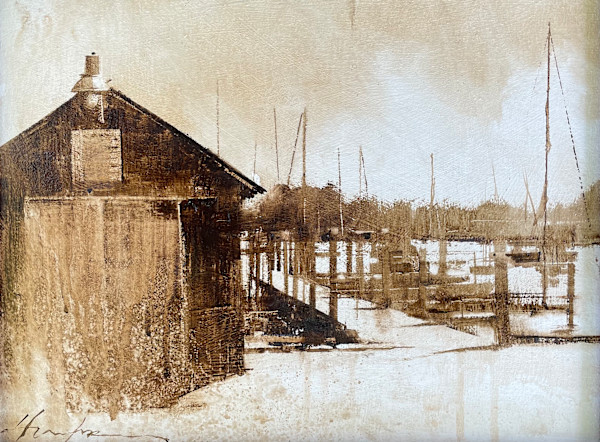 Shed by the Dock, Oxford by Charlie Hunter, Image 1.