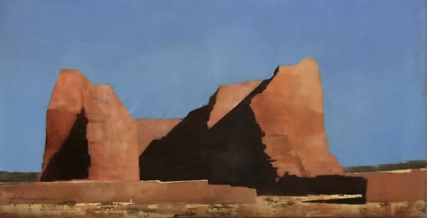 Pecos, Encaustic Study by Charlie Hunter