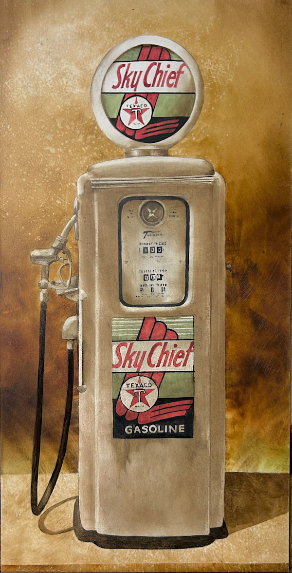 GAS PUMP COMMISSION (TEXACO) by Charlie Hunter