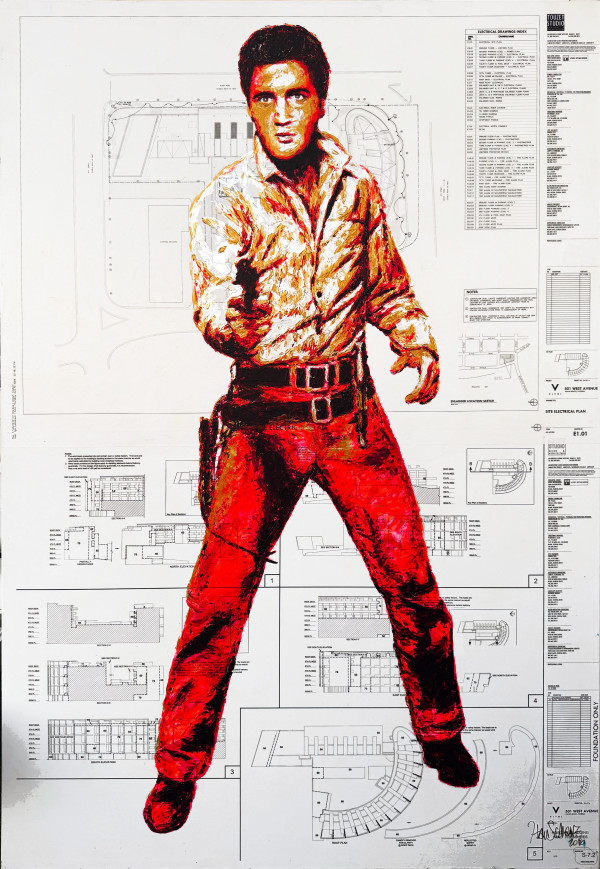 Elvis Cowboy by Havi Schanz