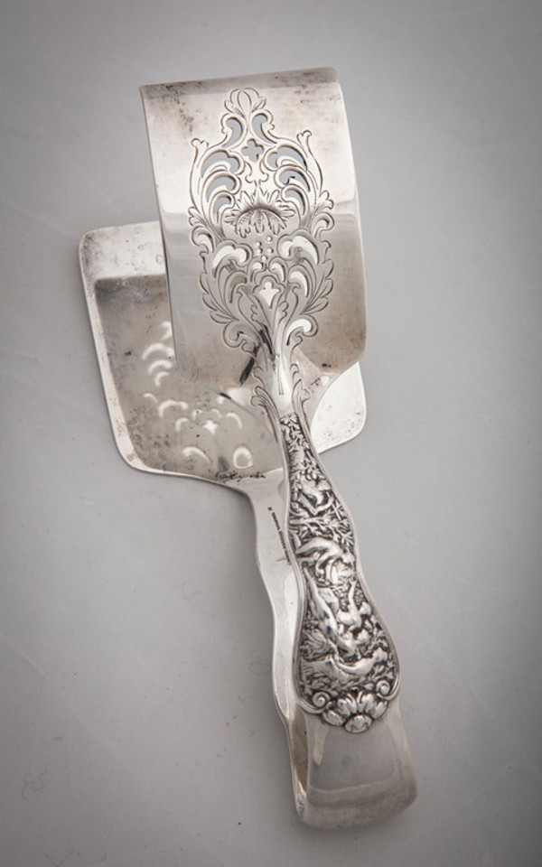 Untitled (Tiffany Asparagus Service Tongs) by Artist Unknown