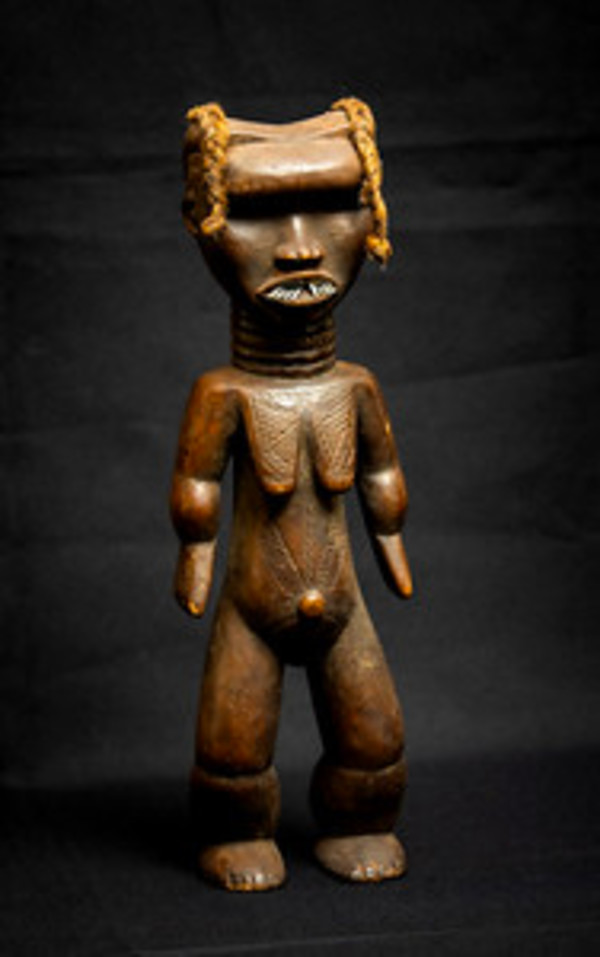 Untitled (Dan Peoples Female Fetish Figure) by Artist Unknown