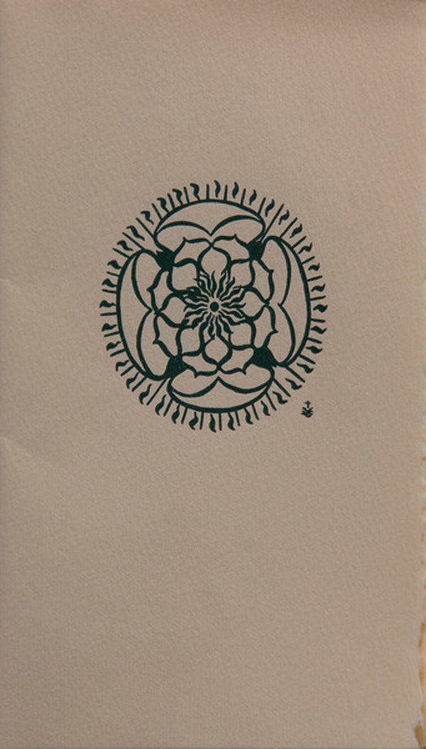 Untitled (Holy Cards--Flower) by Constance Mary Rowe also known as Sister Mary of the  Compassion, O.P.