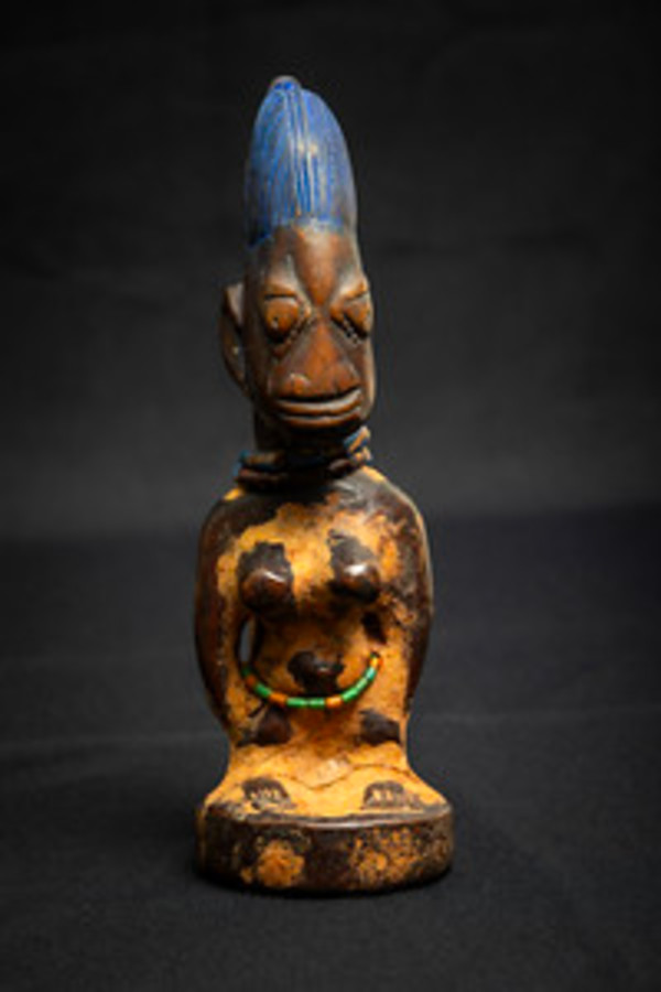 Untitled (Ibeji Female Wood Figure) by Artist Unknown