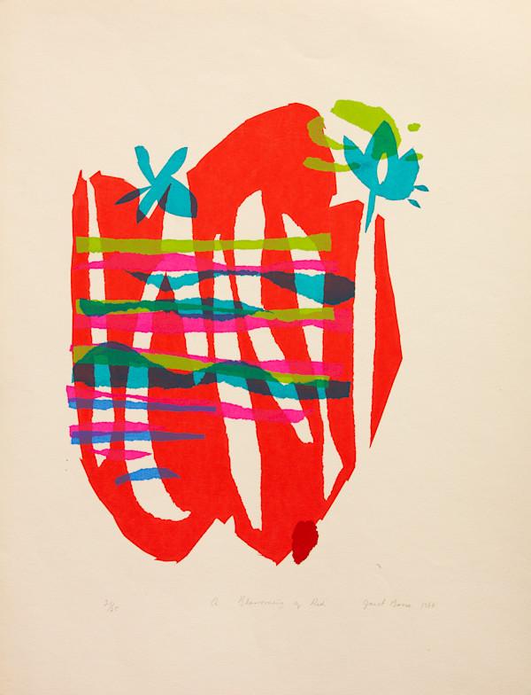 A Blossoming of Red by Janet Bosse