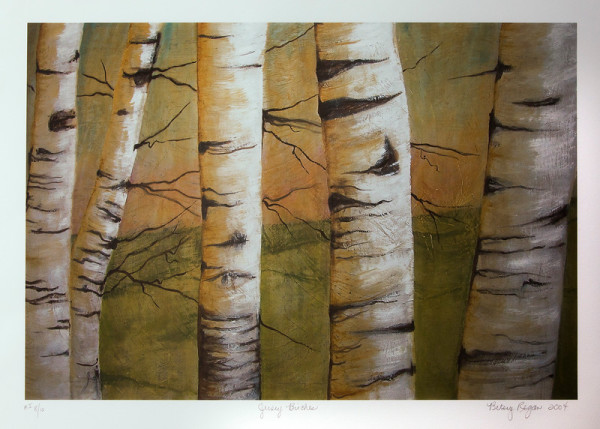 Jersey Birches by Betsey Regan