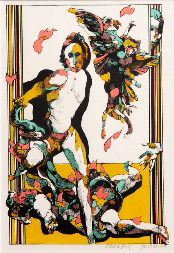 Archrivalries Lindhorst, from Kingdom of Dreams Portfolio (E.T.A. Hoffman) by Jacob Landau