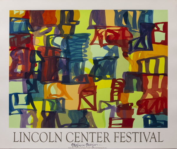 Untitled (Lincoln Center Festival Poster) by Melissa Meyer