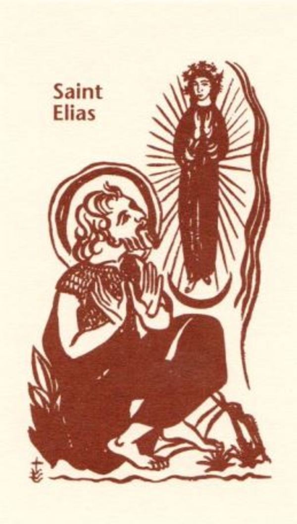 Untitled (Saint Elias) by Constance Mary Rowe also known as Sister Mary of the  Compassion, O.P.