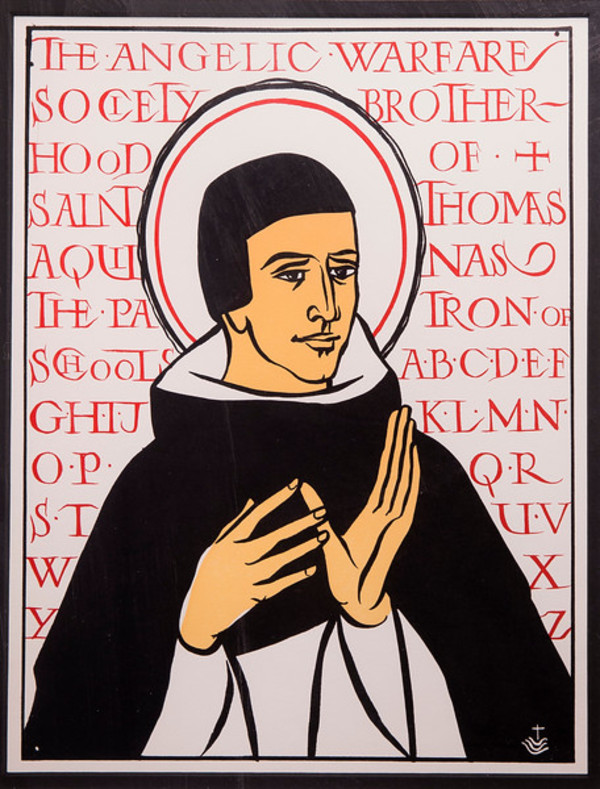 Untitled (St. Thomas Aquinas 1) by Constance Mary Rowe also known as Sister Mary of the  Compassion, O.P.