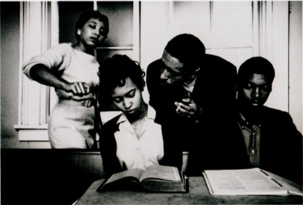 Training activists not to react to provocation. by Eve Arnold