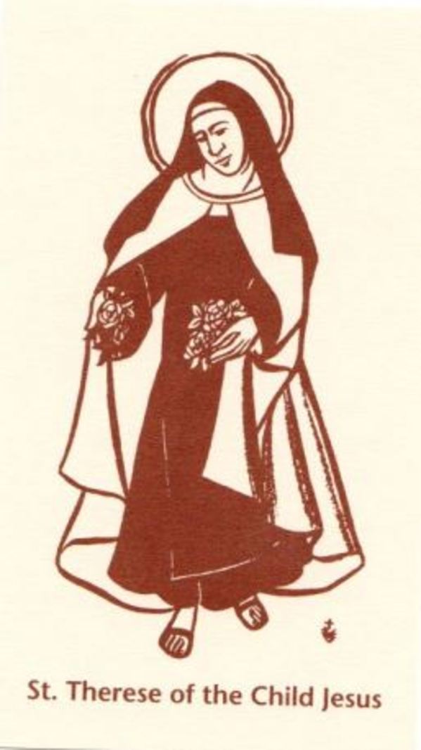 Untitled (St. Therese of the Child Jesus) by Constance Mary Rowe also known as Sister Mary of the  Compassion, O.P.