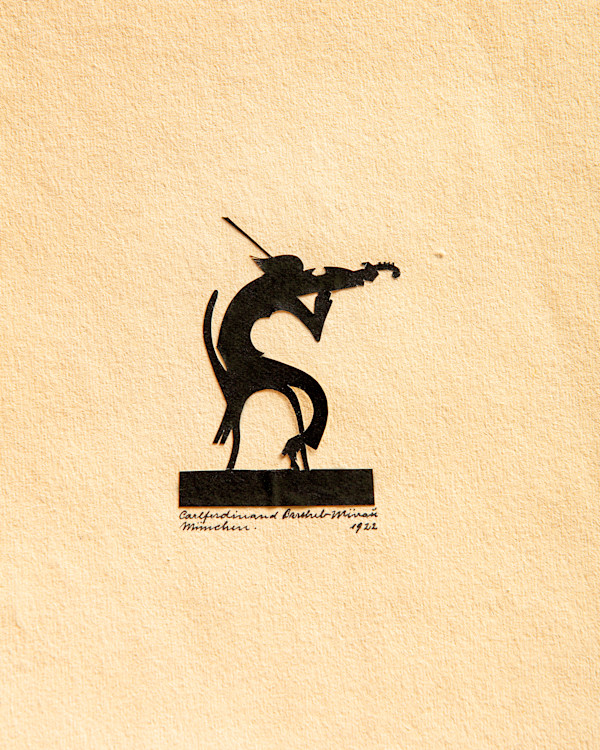 Violin Player by Carl Ferdinand Barthe-Murau