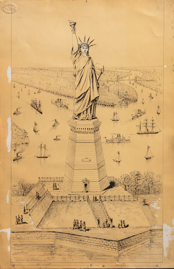 Statue of Liberty by Currier & Ives