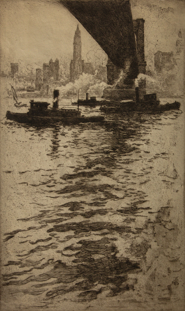 Under the Brooklyn Bridge by Sears Gallagher