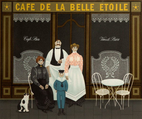 Café de la Belle Etoile by Jan Balet