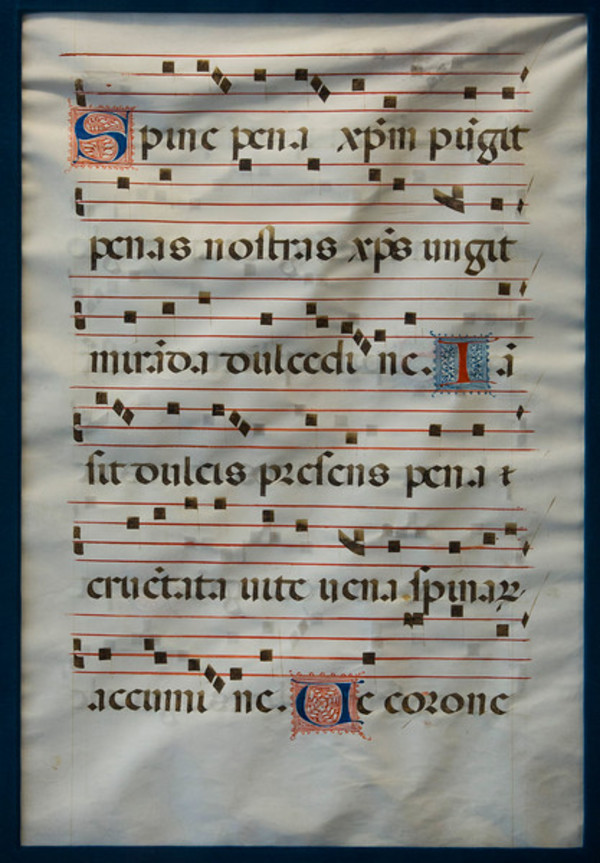 Untitled (Antiphonal Music Page) by Artist Unknown
