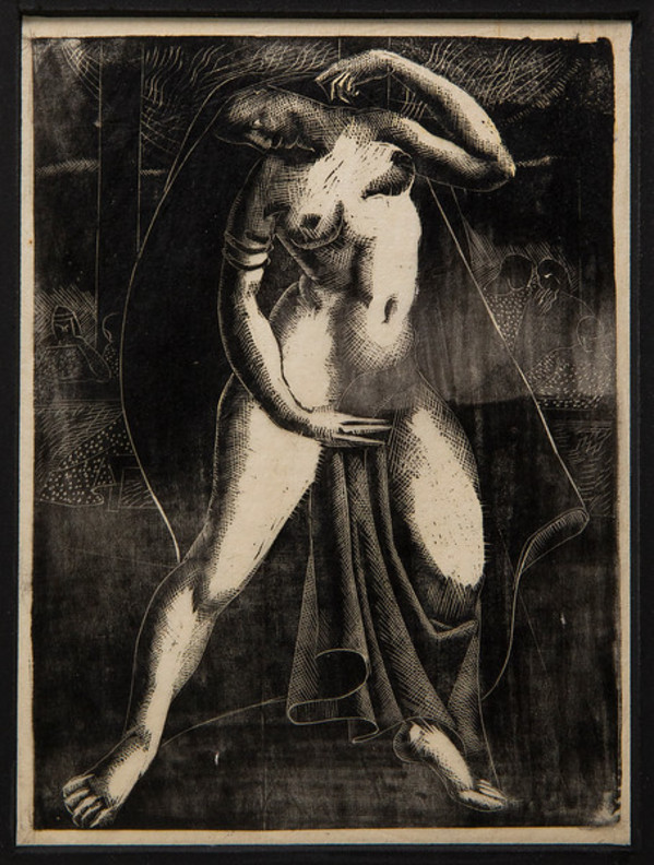 Untitled (Salome Dancing for Herod) by Constance Mary Rowe also known as Sister Mary of the  Compassion, O.P.