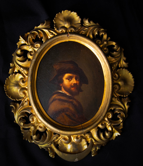 Untitled (Oval Portrait of a Man) by Artist Unknown