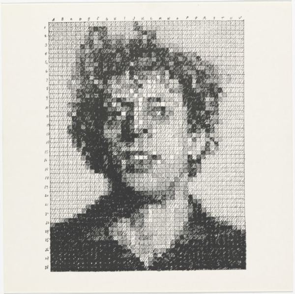 Phil by Chuck Close