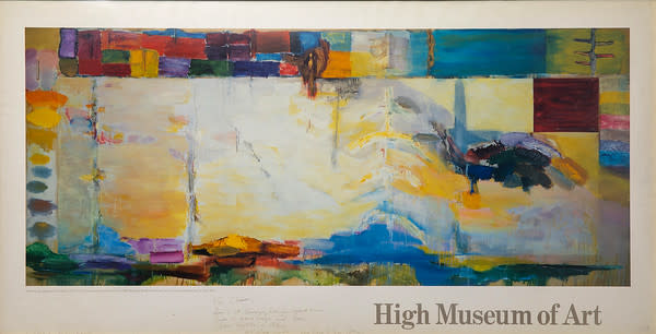 Untitled (High Museum of Art Poster of Symphony for Felicia) by Joan Snyder