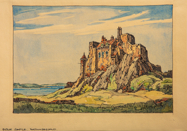 Bebloe Castle, Northumberland by Kenneth Steel