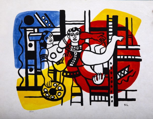 The Acrobats by Fernand Leger