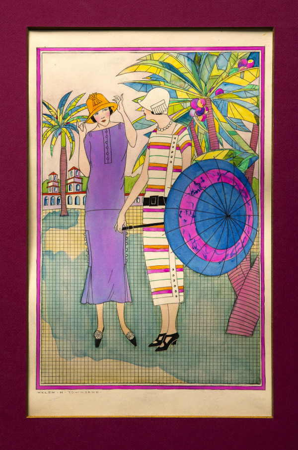 2 Women, Summer Dresses by Helen Townsend Stimpson