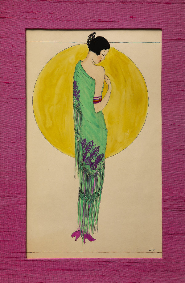 Woman in Green by Helen Townsend Stimpson