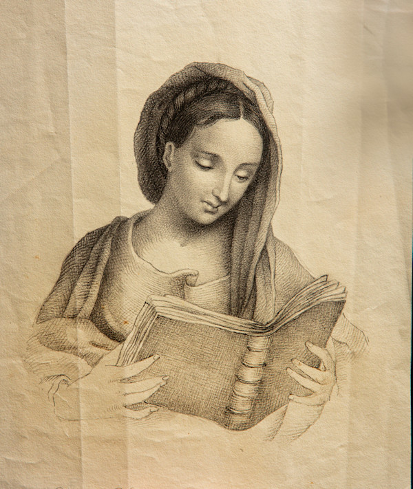 Untitled (Woman Reading) by Artist Unknown