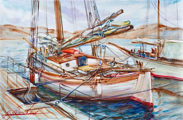 У причала, 2017 by Александр Абинов