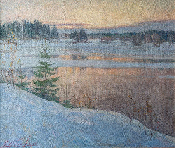 Зимний закат by Александр Абинов