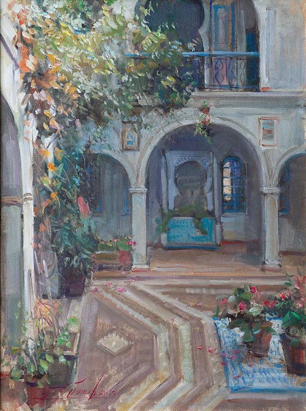Южный дворик, Испания by Александр Абинов