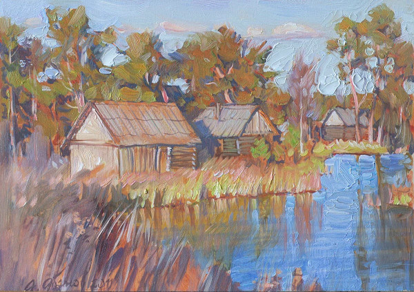 Баньки 2014 этюд by Александр Абинов