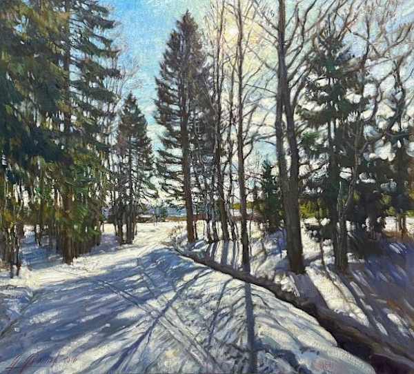 На лыжне by Александр Абинов, Image 1.