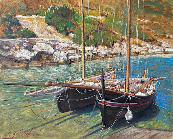 Лодки на причале by Александр Абинов, Image 1.