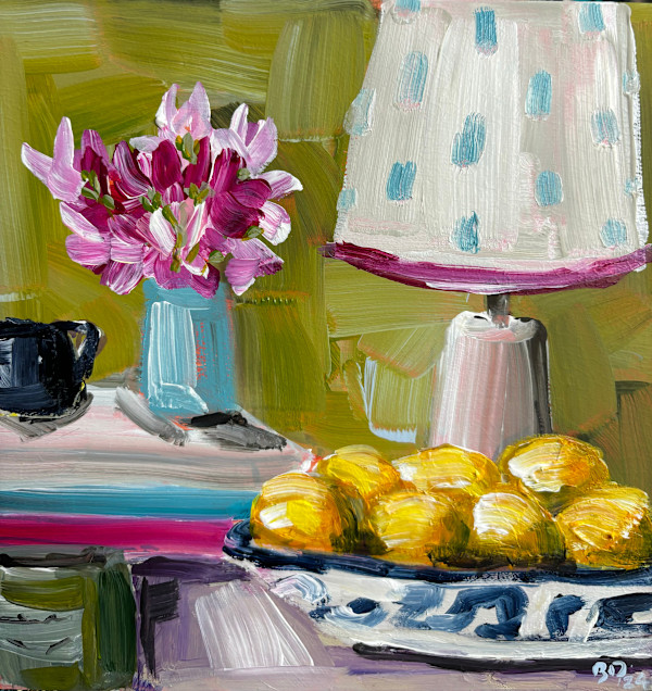 Lemons and Sweet Peas by Brooke Dalton, Image 1.