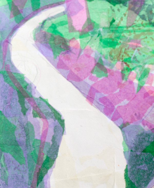 Walkway in Central Park by Lesley A. Powell