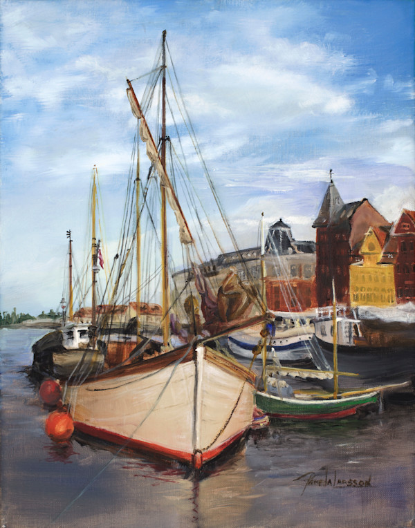 Amsterdam Harbor by Pamela Larson Toscher, Image 1.