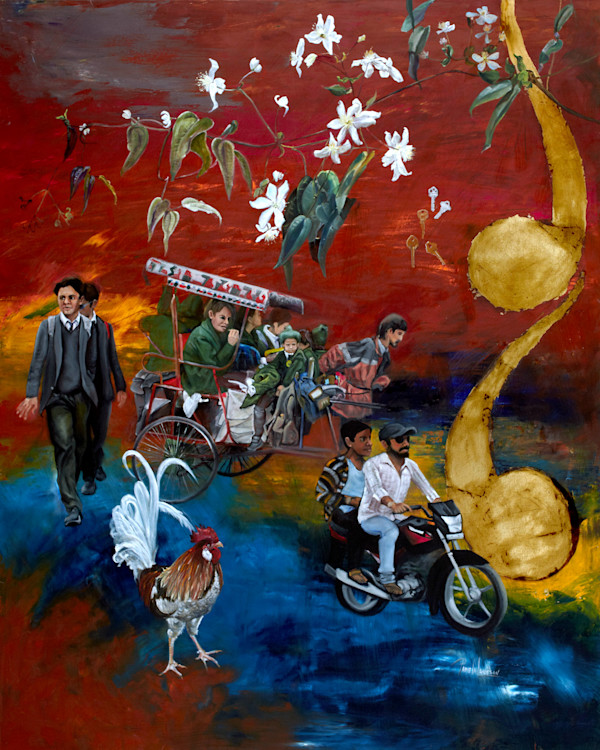 Indian Taxi by Pamela Larson Toscher, Image 1.