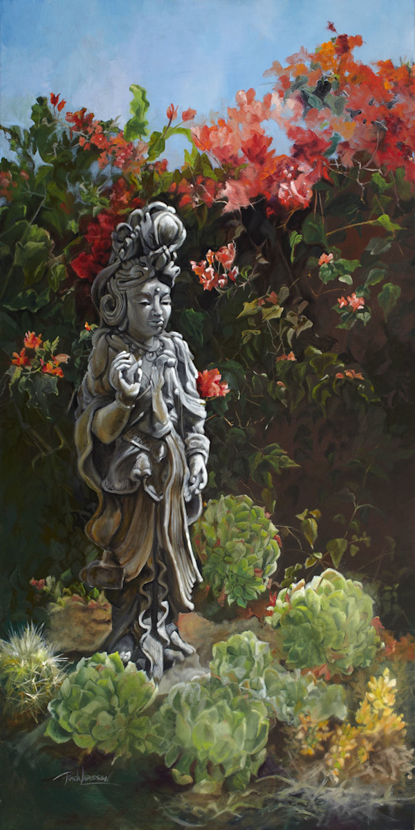Meditation In The Garden by Pamela Larson Toscher, Image 1.