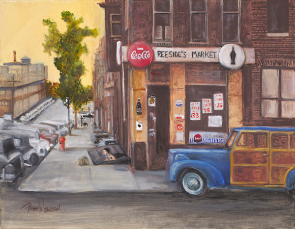 Reesides Market - Commission by Pamela Larson Toscher, Image 1.