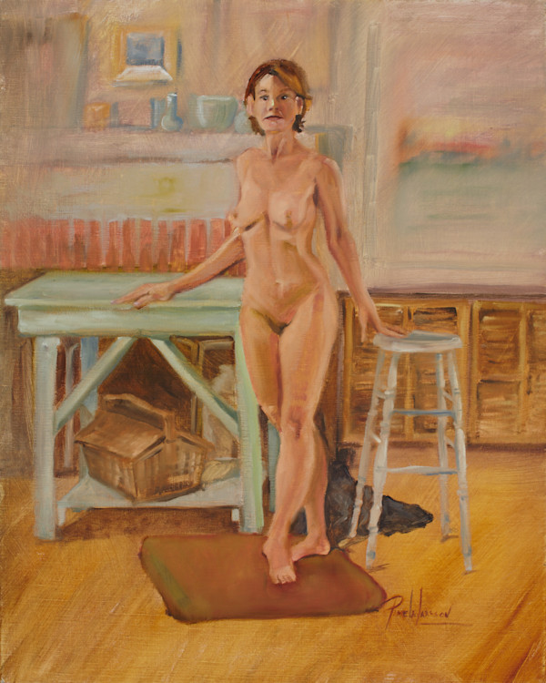 Standing Nude by Pamela Larson Toscher, Image 1.