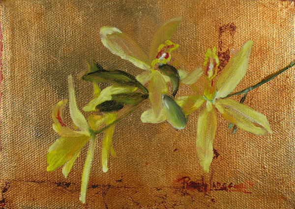 Yellow Orchids by Pamela Larson Toscher, Image 1.